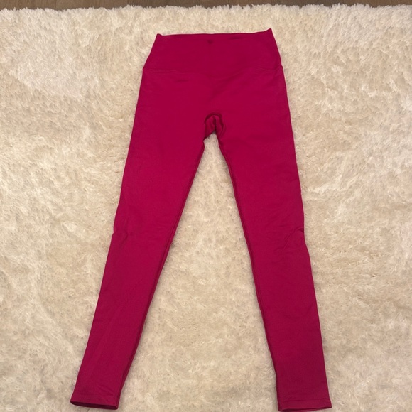 ALO Yoga Kids Fuchsia Leggings - Picture 1 of 3